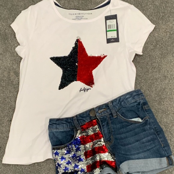 USA themed bundle with reversible sequins - Picture 1 of 10